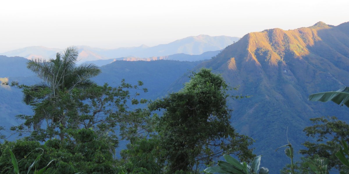 The tallest mountain in Cuba, Pico Turquino