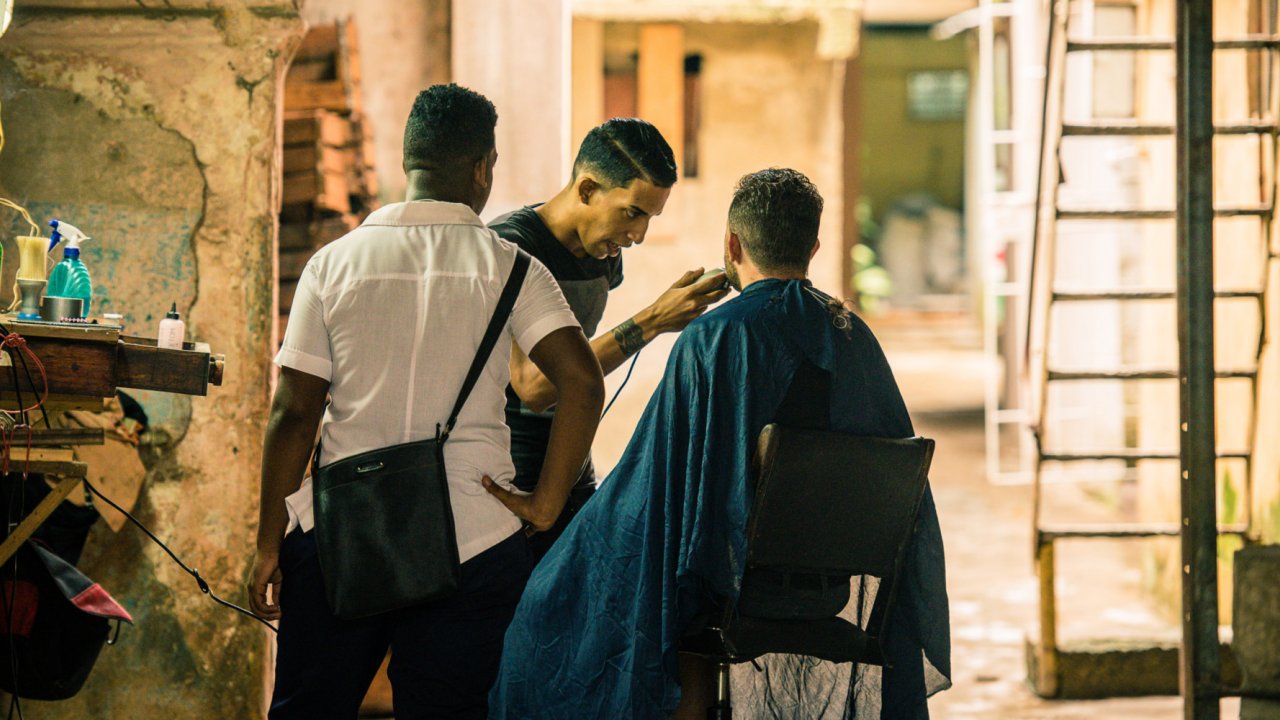 street barber cuba
